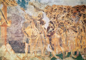 Crocifissione, dettaglio del lato destro, c.1270 (dettaglio) da Giovanni Cimabue